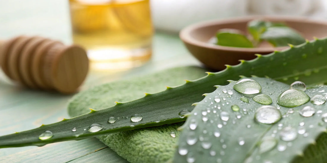 Hydrating aloe vera, a key ingredient in the best products for dry skin.