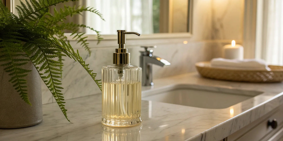 Anti-frizz leave-in conditioner in a pump bottle.