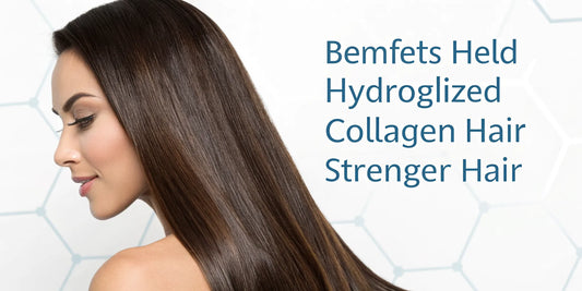 Woman with long, strong hair benefiting from hydrolyzed collagen for stronger hair.