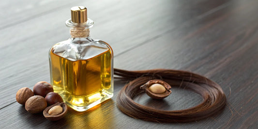 Argan and macadamia oil with a defined hair curl, the key to a great curl cream.