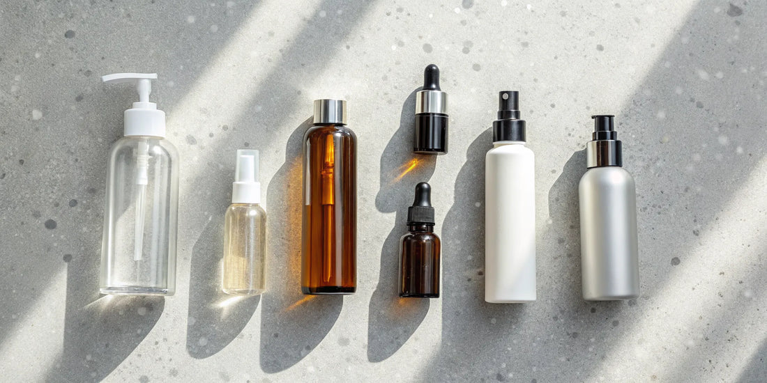 A selection of professional hair products stylists use for cleansing, treatment, and styling.
