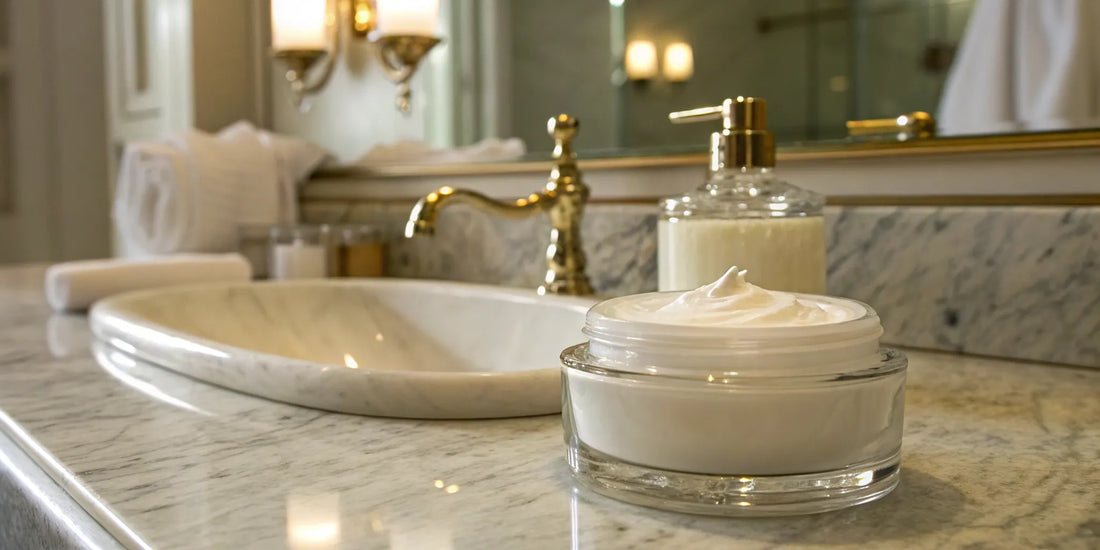 A jar of nourishing hair cream, a smart choice to buy online for healthy, hydrated hair.