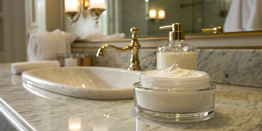 A jar of nourishing hair cream, a smart choice to buy online for healthy, hydrated hair.